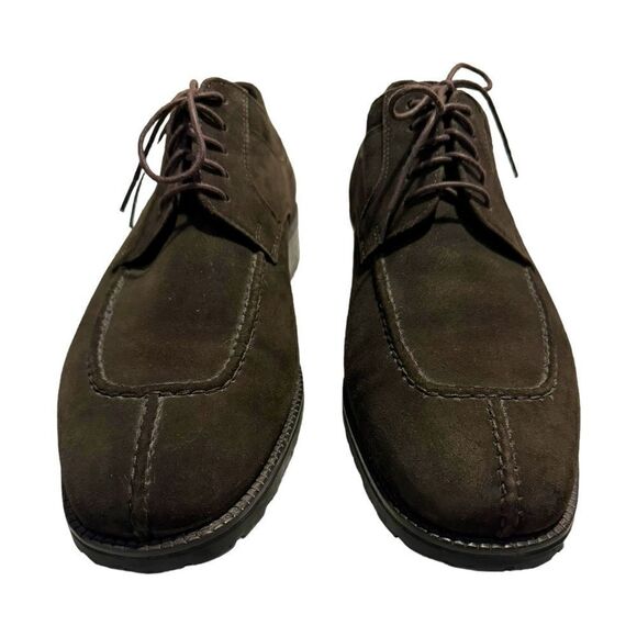Cole Haan Suede NikeAir Sole Split-Toe Lace-up Oxford Sz 9 Perfect Condition - Picture 2 of 12